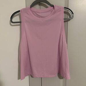 Lululemon light weight cropped running tank